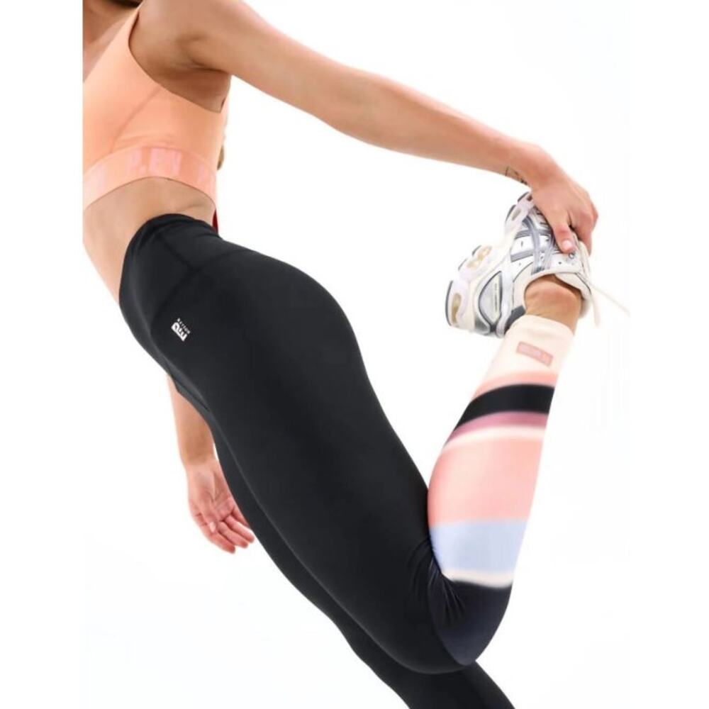 NWT P.E Nation Flex Leggings Pink Blue Black Pastel XS Revolve